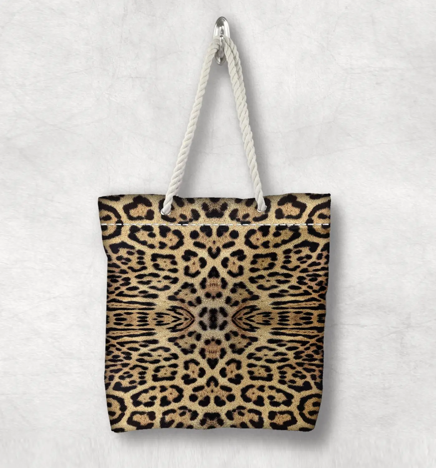Else Yellow Black Leopard Fur Design New Fashion White Rope Handle Canvas Bag Cotton Canvas Zippered Tote Bag Shoulder Bag
Else Yellow Black Leopard Fur Design New Fashion White Rope Handle Canvas Bag Cotton Canvas Zippered Tote Bag Shoulder Bag