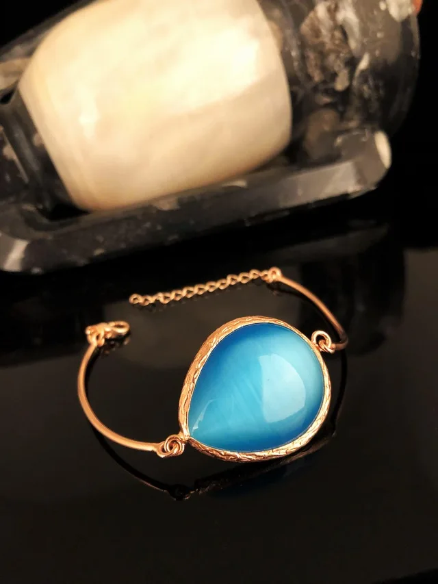 Dr Stone Natural Stone Women 'S Cat 'S Eye Stone Rose Gold Plated Bracelet 372888586
Dr Stone Natural Stone Women 'S Cat 'S Eye Stone Rose Gold Plated Bracelet 372888586