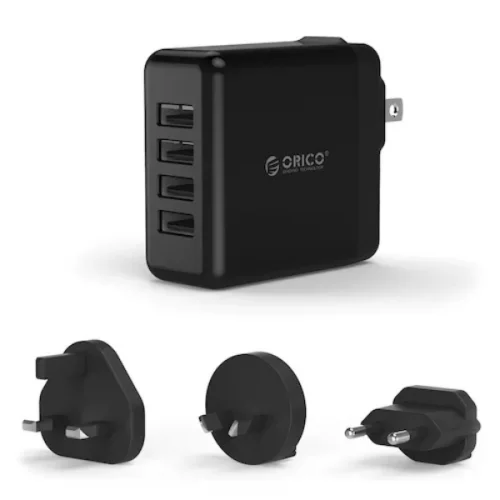 Сетевой адаптер Orico 4 USB Port 34W (UK AUS EU) DSP-4U | Мобильные телефоны и аксессуары