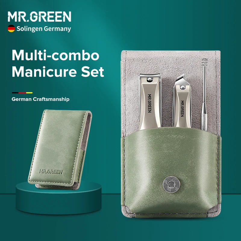 Набор машинок для маникюра MR.GREEN, портативный дорожный набор для профессионального педикюра из нержавеющей стали, ножницы для ногтей
Набор машинок для маникюра MR.GREEN, портативный дорожный набор для профессионального педикюра из нержавеющей стали, ножницы для ногтей