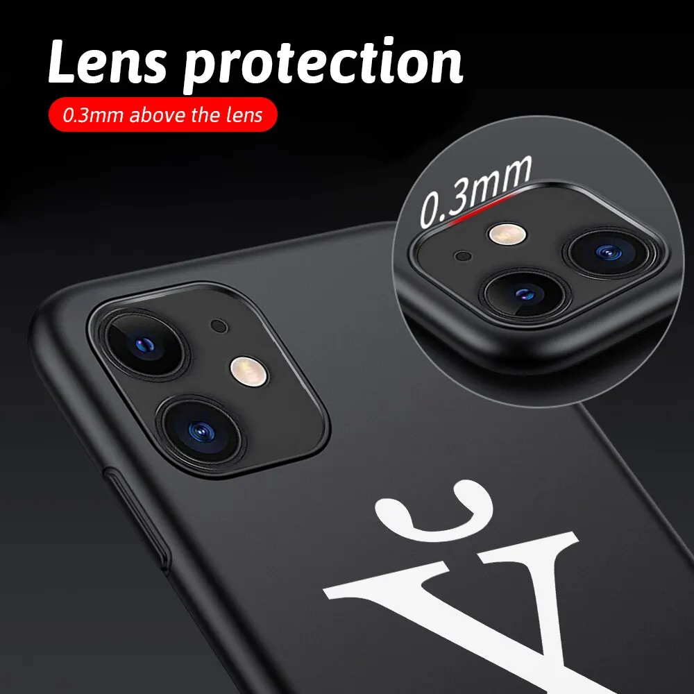 Матовый черный чехол с цитатами на русском языке для iPhone 11 13 Pro MAX XS X мягкий ТПУ