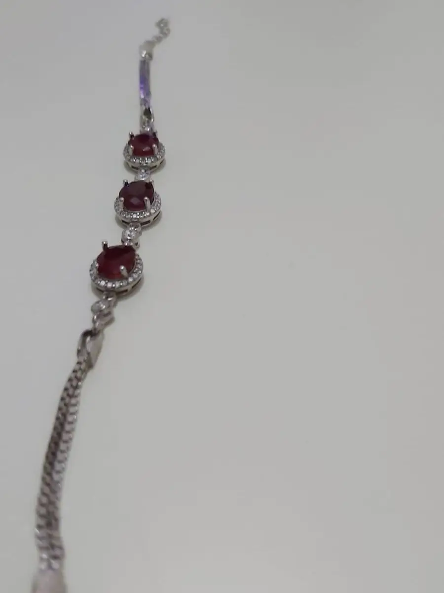 Jewelry accessory bracelet bangles wristband 925 pure silver luxury trend fashion ruby stone rhodium plated gift women girls
Jewelry accessory bracelet bangles wristband 925 pure silver luxury trend fashion ruby stone rhodium plated gift women girls
