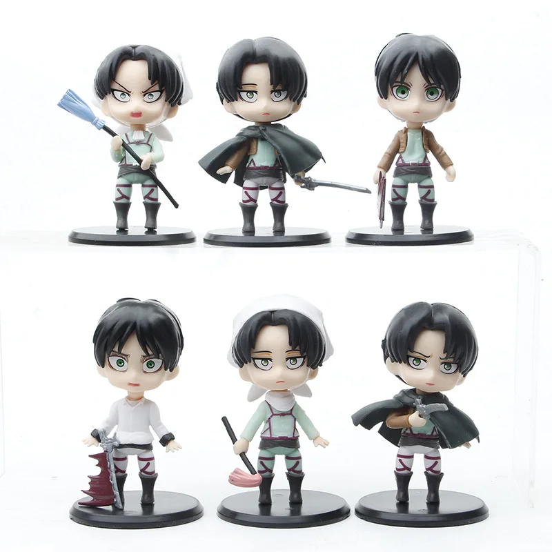 Anime Attack on Titan Action Figure Model Multi-Styling Eren Jaeger Dolls Desktop Cake Scene Decoration 6PCS/SET Toys A87
Anime Attack on Titan Action Figure Model Multi-Styling Eren Jaeger Dolls Desktop Cake Scene Decoration 6PCS/SET Toys A87