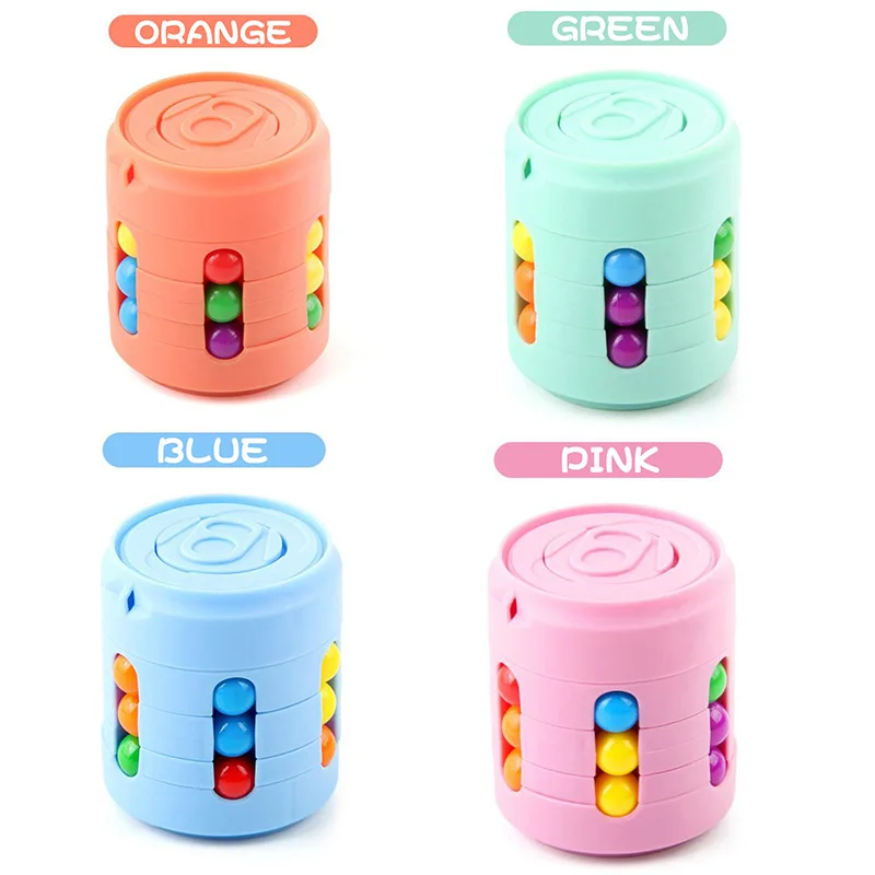 Cube Magic Can Spinning Top Colorful Beans Children's Relieves Stress Decompression Relax Pressure Tool Toys For Children Adults
Cube Magic Can Spinning Top Colorful Beans Children's Relieves Stress Decompression Relax Pressure Tool Toys For Children Adults
