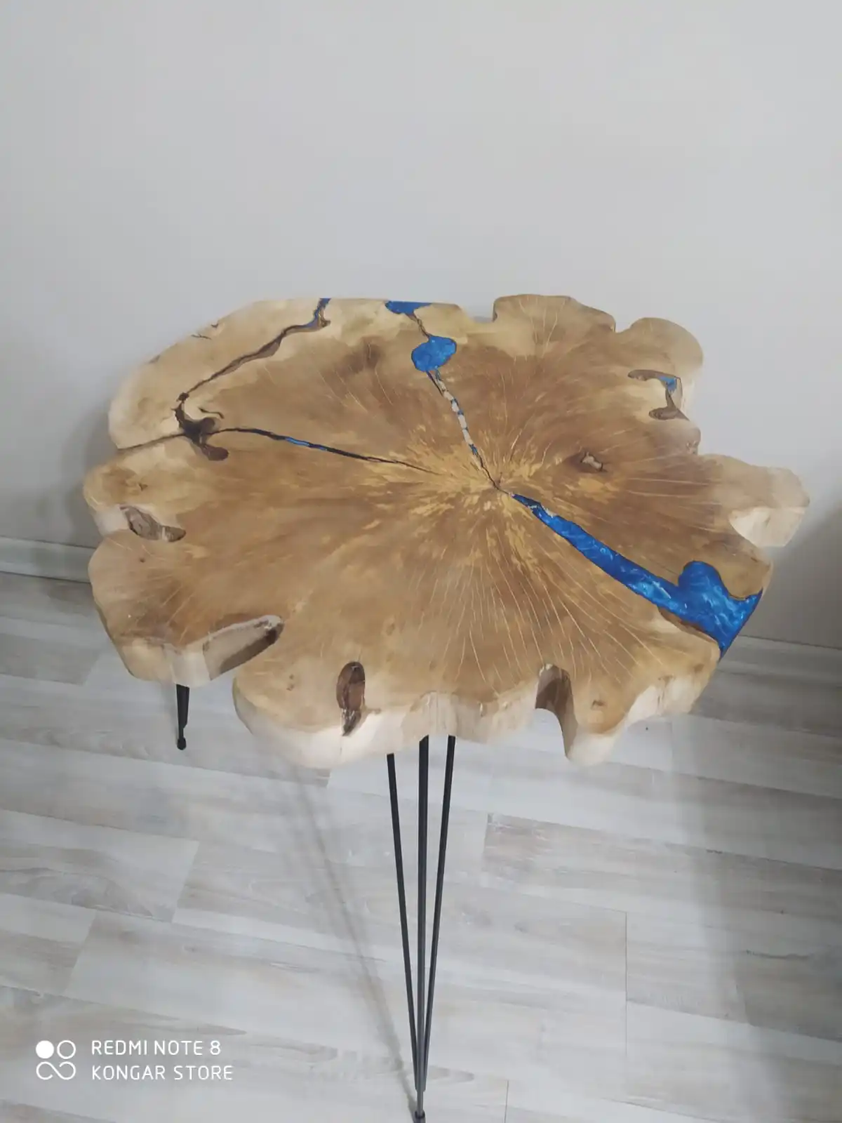 PINE COFFEE TABLE MADE OF BLUE EPOXY 46-50-54 CM POLISHED WOODEN COFFEE TABLE IN REQUIRED LENGTH
PINE COFFEE TABLE MADE OF BLUE EPOXY 46-50-54 CM POLISHED WOODEN COFFEE TABLE IN REQUIRED LENGTH