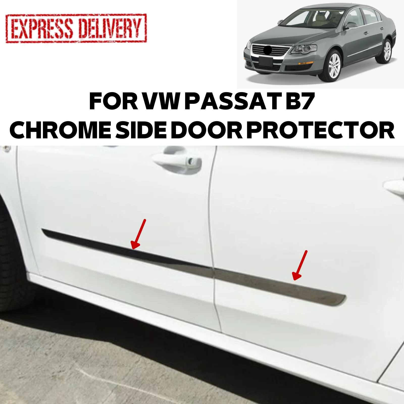 Для VW PASSAT B7 SD/SW 2010-2015, боковая дверь, съемная пробка, 4 шт., хромированная (черная), из нержавеющей стали, автомобильная съемка
Для VW PASSAT B7 SD/SW 2010-2015, боковая дверь, съемная пробка, 4 шт., хромированная (черная), из нержавеющей стали, автомобильная съемка