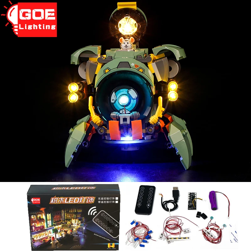 GOELIGHTING Brand LED Light Up Kit For Lego 75976 Wrecking Ball Overwatch Model Building Blocks Lamp Set Toys(Only Light Group)
GOELIGHTING Brand LED Light Up Kit For Lego 75976 Wrecking Ball Overwatch Model Building Blocks Lamp Set Toys(Only Light Group)