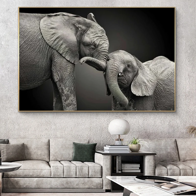 Lovely Wild Animals Canvas Painting Wall Art Elephant Mother And Son Posters And Prints For Living Room Bedroom Home Decor
Lovely Wild Animals Canvas Painting Wall Art Elephant Mother And Son Posters And Prints For Living Room Bedroom Home Decor