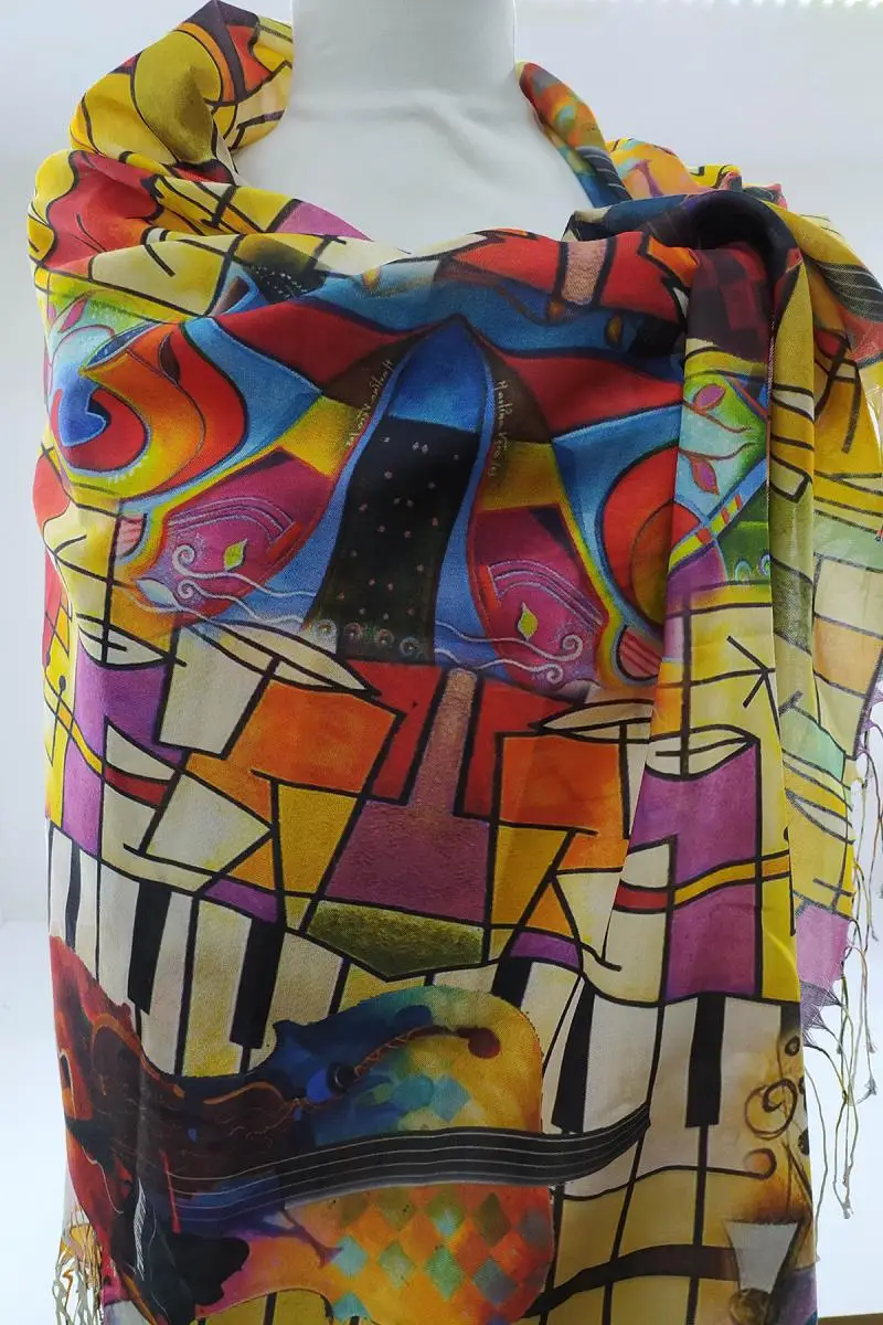 2020 Fashion Solid Women Music Patterned Fiber Tassel Shawl Printing Soft Fabric Wrap Casual Warm Scarves Design
2020 Fashion Solid Women Music Patterned Fiber Tassel Shawl Printing Soft Fabric Wrap Casual Warm Scarves Design
