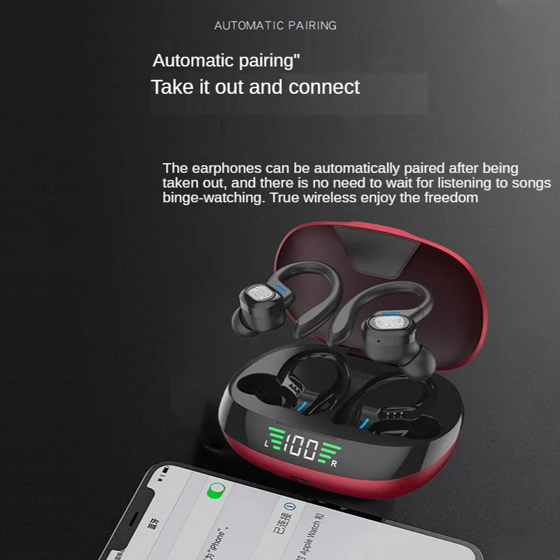 TWS-наушники с поддержкой Bluetooth, беспроводная гарнитура с глубокими басами, настоящие Беспроводные стереонаушники с микрофоном, спортивные н...
TWS-наушники с поддержкой Bluetooth, беспроводная гарнитура с глубокими басами, настоящие Беспроводные стереонаушники с микрофоном, спортивные н...