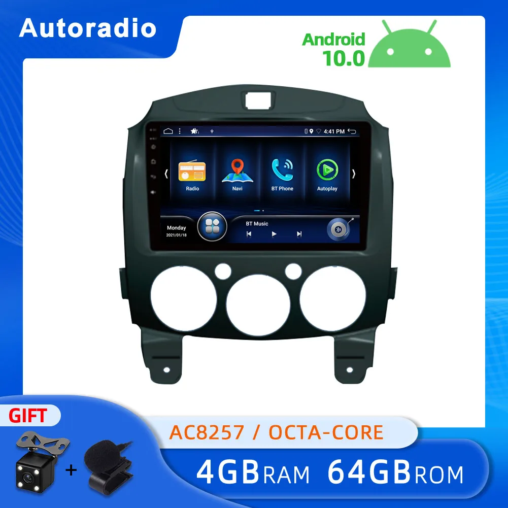 2 Din Android 10.0 Car Player GPS Navigation Multimedia For Mazda 2 2007-2014 Auto 4GB+64GB DSP Carplay Wifi USB RDS FM AM
2 Din Android 10.0 Car Player GPS Navigation Multimedia For Mazda 2 2007-2014 Auto 4GB+64GB DSP Carplay Wifi USB RDS FM AM