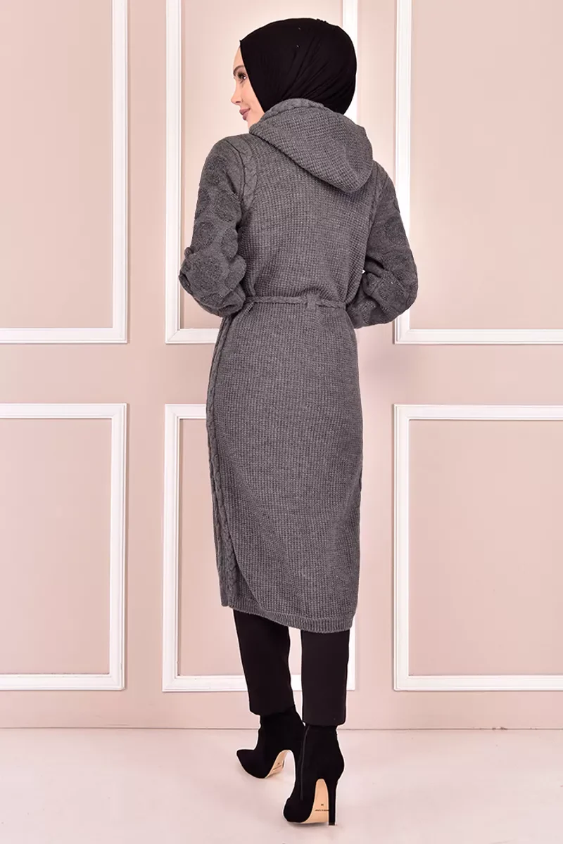 2022 CARDIGAN Medium-length All-match Cardigan Women's Muslim Fashion Loose Batwing Sleeve Sweater Autumn New Loose Hooded Sweat
2022 CARDIGAN Medium-length All-match Cardigan Women's Muslim Fashion Loose Batwing Sleeve Sweater Autumn New Loose Hooded Sweat