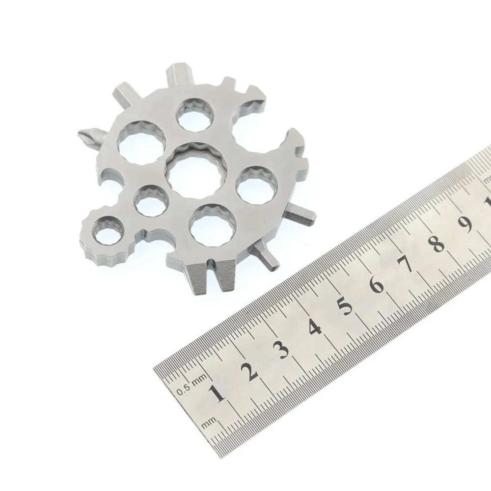 20 in 1 Multifunction Snowflake Tool Card zinc alloy Octagonal Small Wrench Keychain Hand Outdoor Tools Camp EDC Survive Tool
20 in 1 Multifunction Snowflake Tool Card zinc alloy Octagonal Small Wrench Keychain Hand Outdoor Tools Camp EDC Survive Tool