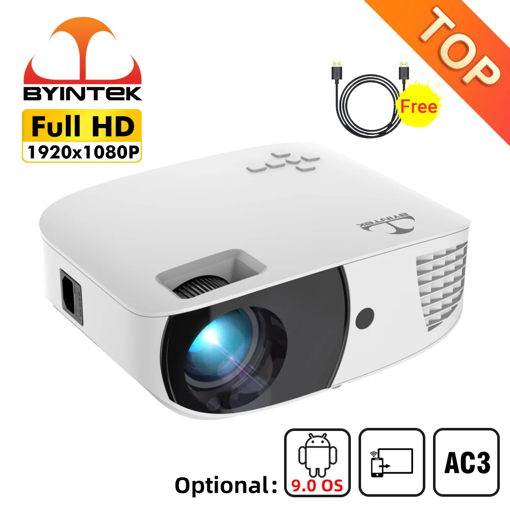 BYINTEK K20X Full HD 1080P Smart Android WIFI LED LCD Home Theater Video Projector for Smartphone
BYINTEK K20X Full HD 1080P Smart Android WIFI LED LCD Home Theater Video Projector for Smartphone