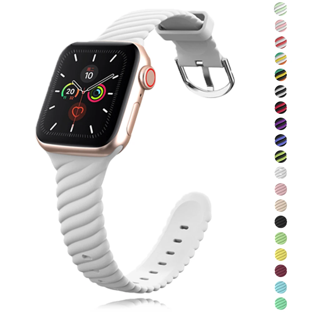 Newest Strap For Apple Watch Band 44mm 42mm 45mm 41mm 40mm 38mm Soft Silicone bracelet for iwatch series 7 6 SE 5 4 3 wristbelt
Newest Strap For Apple Watch Band 44mm 42mm 45mm 41mm 40mm 38mm Soft Silicone bracelet for iwatch series 7 6 SE 5 4 3 wristbelt