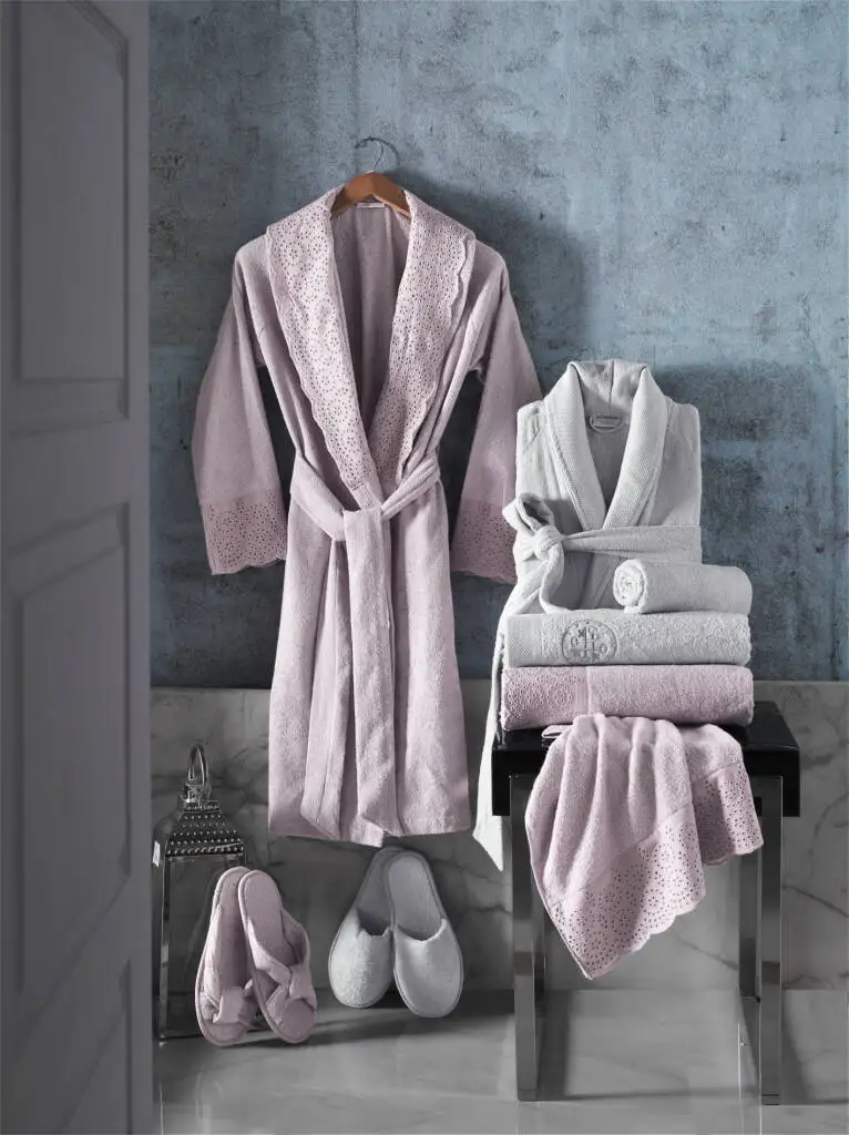 MARINA PREMIUM BAMBOO 8 PIECES FAMILY BATHROBE SET BAMBOO SLIPPERS BAMBOO TOWEL BATH TOWEL HOTEL SPA SAUNA BATH POOL NEW SEASON
MARINA PREMIUM BAMBOO 8 PIECES FAMILY BATHROBE SET BAMBOO SLIPPERS BAMBOO TOWEL BATH TOWEL HOTEL SPA SAUNA BATH POOL NEW SEASON