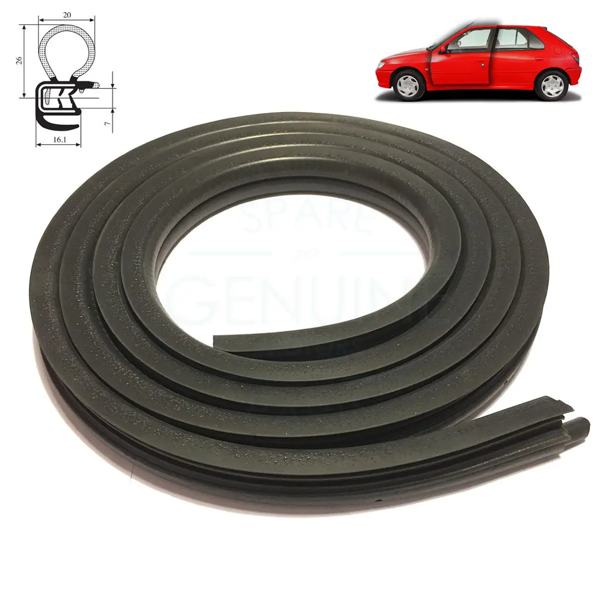 FOR PEUGEOT 306 1993 - 2002 Front Rear Left Right Tailgate Door Weatherstrip Rubber Seal
FOR PEUGEOT 306 1993 - 2002 Front Rear Left Right Tailgate Door Weatherstrip Rubber Seal