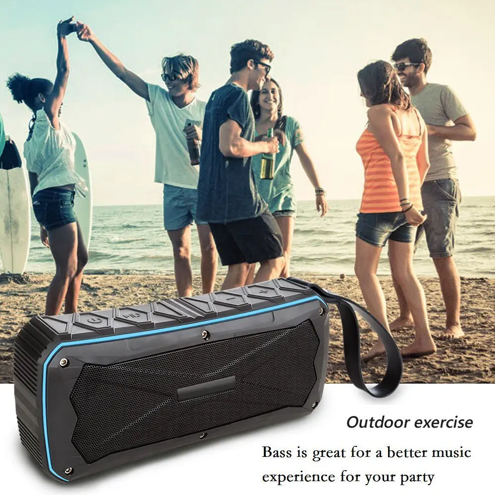 Waterproof Bluetooth speaker Card Hands Free 20W Audio Bluetooth speaker Portable Wireless outdoor Loudspeakers Powerbank 2020
Waterproof Bluetooth speaker Card Hands Free 20W Audio Bluetooth speaker Portable Wireless outdoor Loudspeakers Powerbank 2020