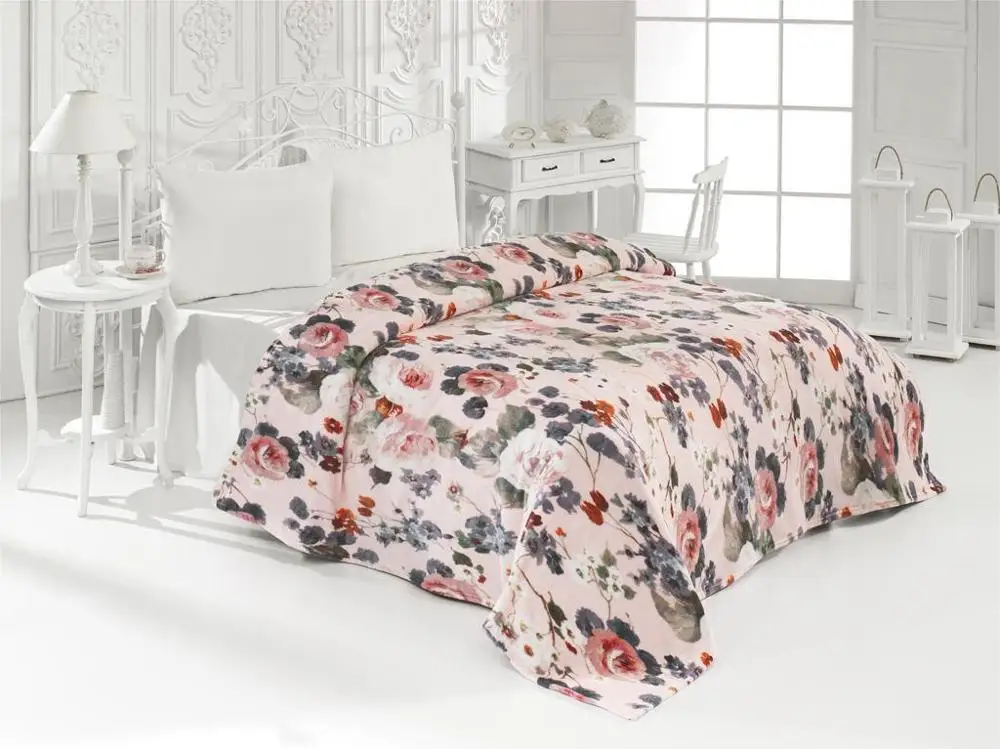 200x220 High Quality Ultrasoft White Double Blanket With Flower Figures Home Textile Multi Color Blanket MDZ31029
200x220 High Quality Ultrasoft White Double Blanket With Flower Figures Home Textile Multi Color Blanket MDZ31029
