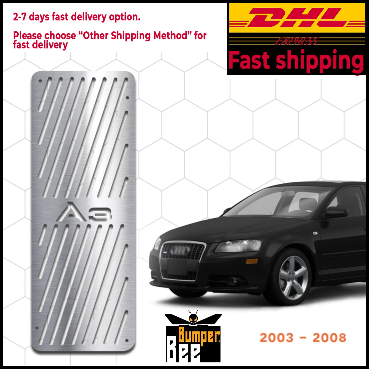 Audi A3 2003 2004 2005 2006 2007 2008 Car Accessories ABS Chrome Foot Rest Pedal Body Molding Moulding Trim
Audi A3 2003 2004 2005 2006 2007 2008 Car Accessories ABS Chrome Foot Rest Pedal Body Molding Moulding Trim