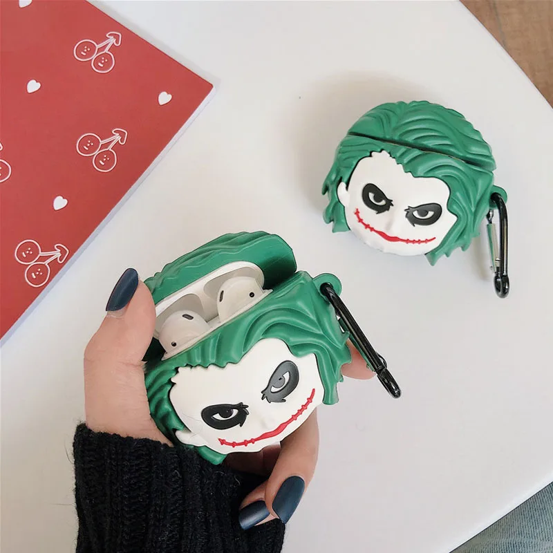 Cartoon Q version of the clown Airpods Pro protective cover personality Apple 1/2 generation wireless bluetooth headset shell
Cartoon Q version of the clown Airpods Pro protective cover personality Apple 1/2 generation wireless bluetooth headset shell
