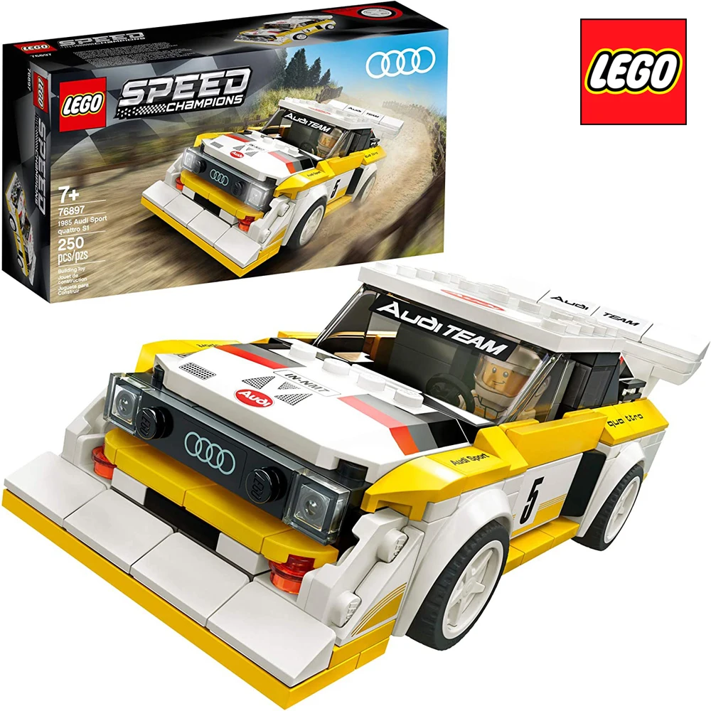 LEGO Speed Champions 1985 Audi Sport Quattro S1 76897 Original For Kids NEW Toy For Children Birthday Christmas Gift For RalyCar
LEGO Speed Champions 1985 Audi Sport Quattro S1 76897 Original For Kids NEW Toy For Children Birthday Christmas Gift For RalyCar