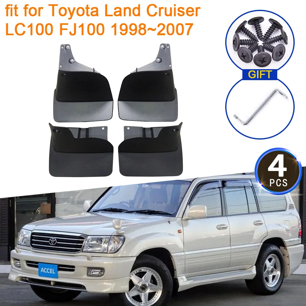 

for Toyota Land Cruiser LC100 FJ100 1998 1999 2000 2001 2002 2003 2004 2005 2006 2007 Mud Upgrade Mudguards Front Fender Mudflap