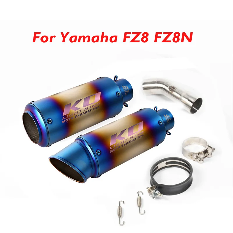 FZ8 FZ8N Motorcycle Exhaust System Escape Muffler Pipe Silencer Connector Pipe for Yamaha FZ8 FZ8N Slip on
FZ8 FZ8N Motorcycle Exhaust System Escape Muffler Pipe Silencer Connector Pipe for Yamaha FZ8 FZ8N Slip on