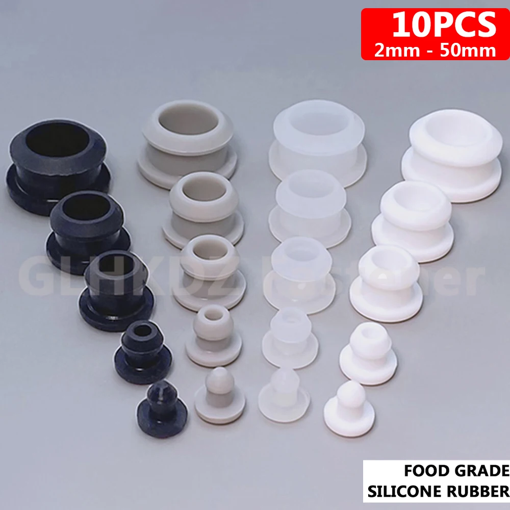 10Pcs 2mm-50mm Silicone Rubber Snap-on Blanking Bore Plugs Stopper Round Tube Pipe End Caps Sealing Black White Transparent Grey
10Pcs 2mm-50mm Silicone Rubber Snap-on Blanking Bore Plugs Stopper Round Tube Pipe End Caps Sealing Black White Transparent Grey
