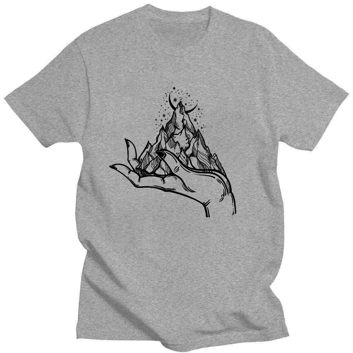 Mountain River Sun And Moon Printing T-Shirt Casual Fashion Unisex Short-Sleeved Round Neck Top
Mountain River Sun And Moon Printing T-Shirt Casual Fashion Unisex Short-Sleeved Round Neck Top