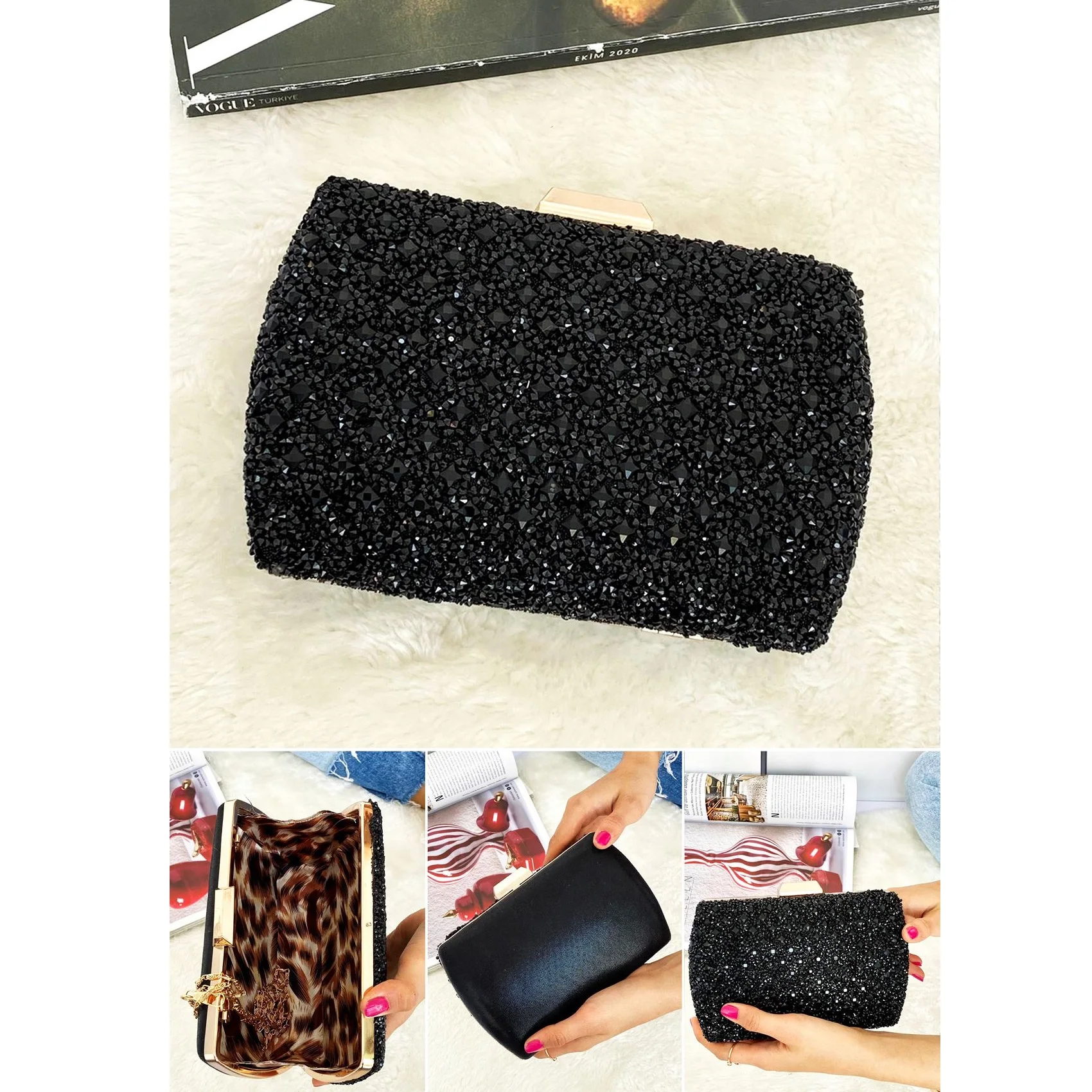Black Color New Season Quality Women Lady Female Fashion Stylish For Party Casual Trend Small HandBag
Black Color New Season Quality Women Lady Female Fashion Stylish For Party Casual Trend Small HandBag