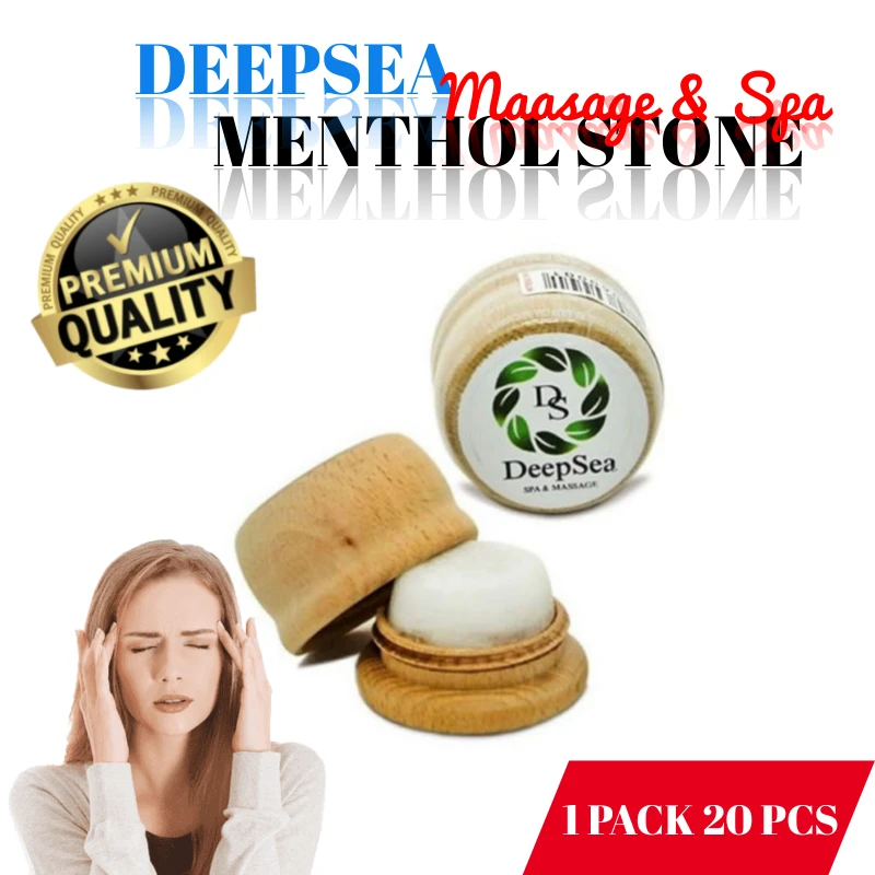 Deepsea Menthol массажный спа-камень 7 г для мигреневых головных боль чудо 100 натуральный продукт
Deepsea Menthol массажный спа-камень 7 г для мигреневых головных боль чудо 100 натуральный продукт