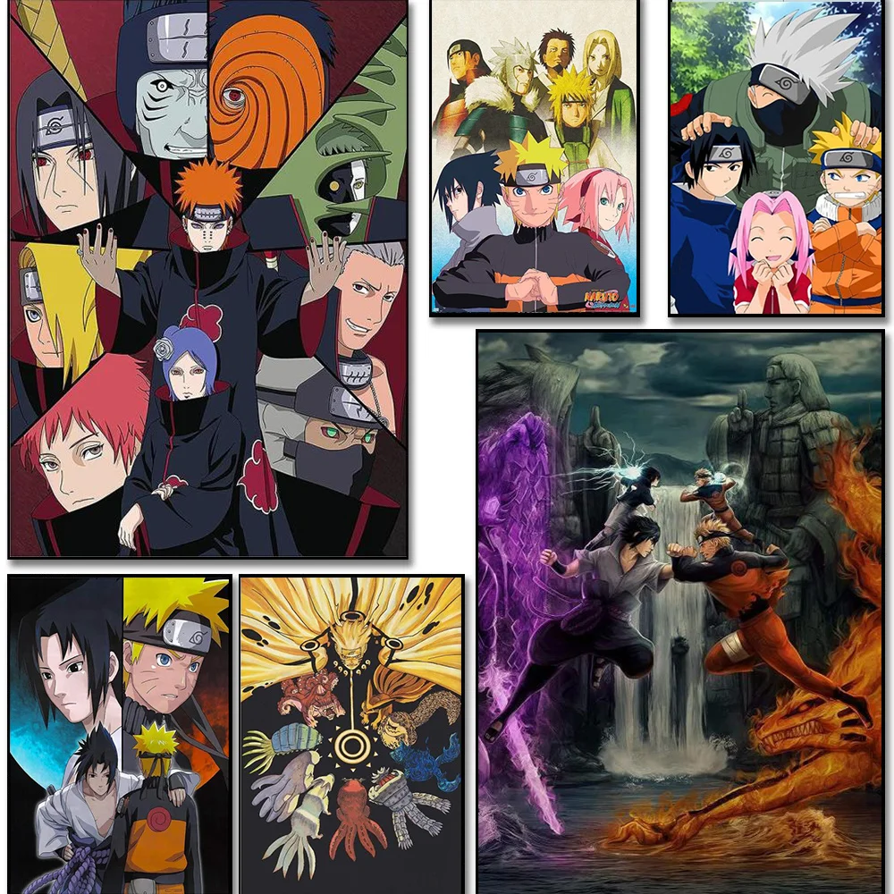 Naruto Character Collection Canvas Painting Japanese classic anime Wall Art Poster And Print Mural Living Room Home Decoration
Naruto Character Collection Canvas Painting Japanese classic anime Wall Art Poster And Print Mural Living Room Home Decoration