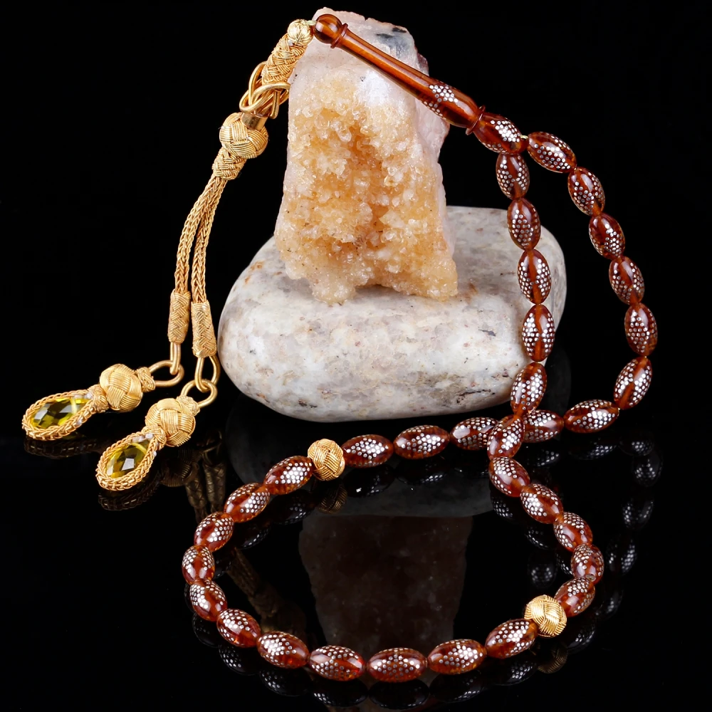 Squeezed Amber Tasbih with Silver Inlay Fashion Turkish Premium Quality Handmade Jawelery
Squeezed Amber Tasbih with Silver Inlay Fashion Turkish Premium Quality Handmade Jawelery