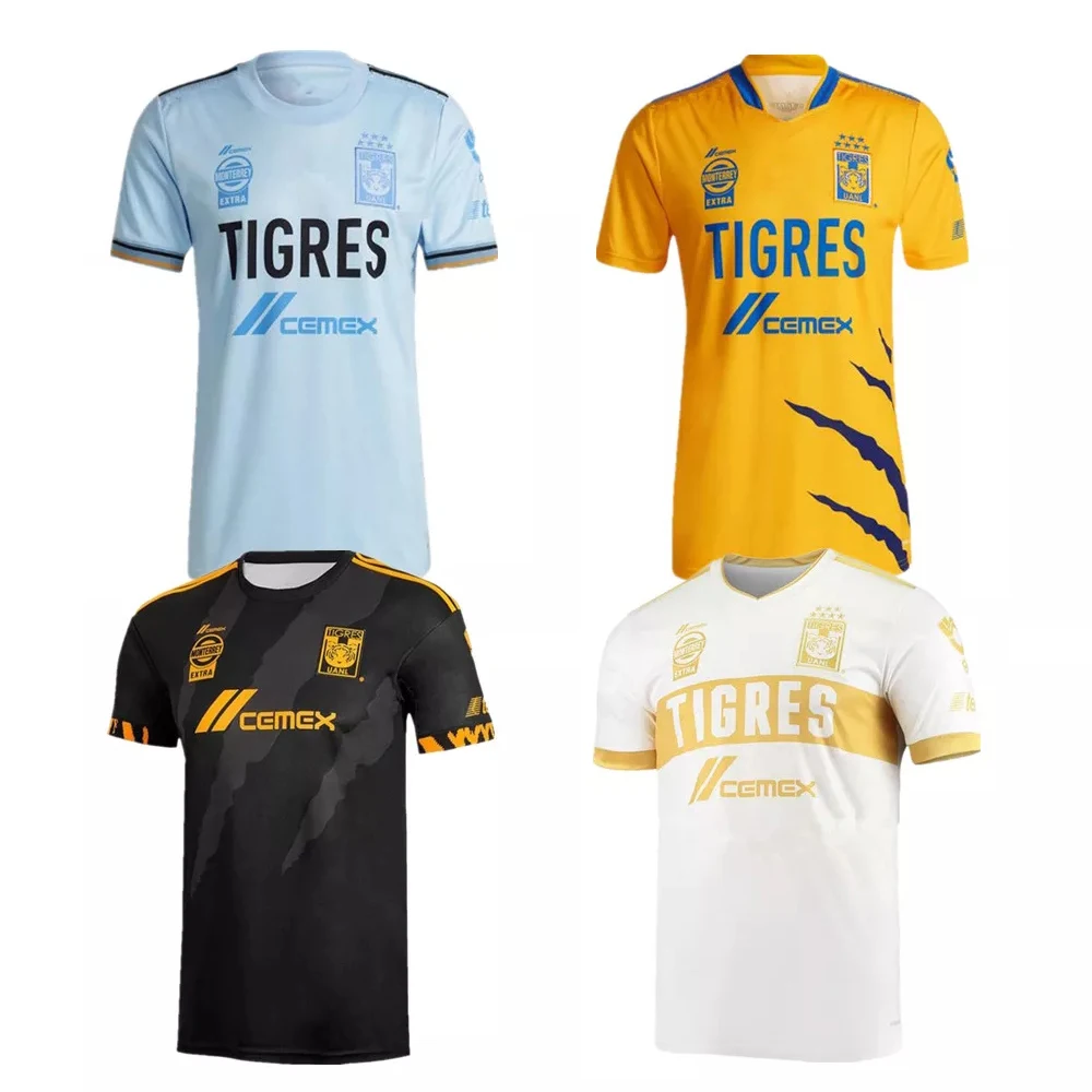 

Liga MX 2021 2022 Tigers home away Jerseys Men football T-shirt 21 22 Camiseta de Futbol GIGNAC THAUVIN UANL