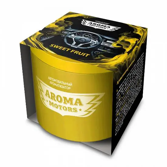 GRASS. Ароматизатор гелевый Aroma Motors SWEET FRUIT в картонной упаковке (100 мл) | Автомобили и