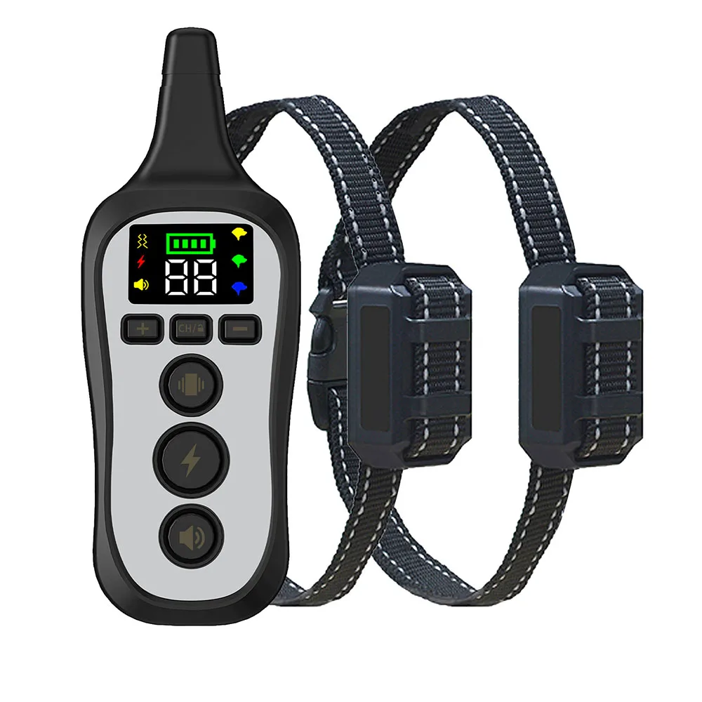 For 2 Dogs Bark Stopper Remote Control Dog Trainer Pet Supplies Ultrasonic Electric Shock Collar Training Dog Barking
For 2 Dogs Bark Stopper Remote Control Dog Trainer Pet Supplies Ultrasonic Electric Shock Collar Training Dog Barking