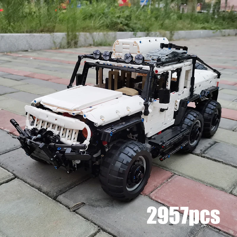 High-Tech Car 6X6 SUV Off-road Vehicle Model Bricks Set MOC High Difficulty Building Blocks Toys for Kids Christmas Gifts
High-Tech Car 6X6 SUV Off-road Vehicle Model Bricks Set MOC High Difficulty Building Blocks Toys for Kids Christmas Gifts