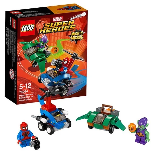 Конструктор LEGO SUPER HEROES Человек паук против Зелёного Гоблина | Игрушки и хобби