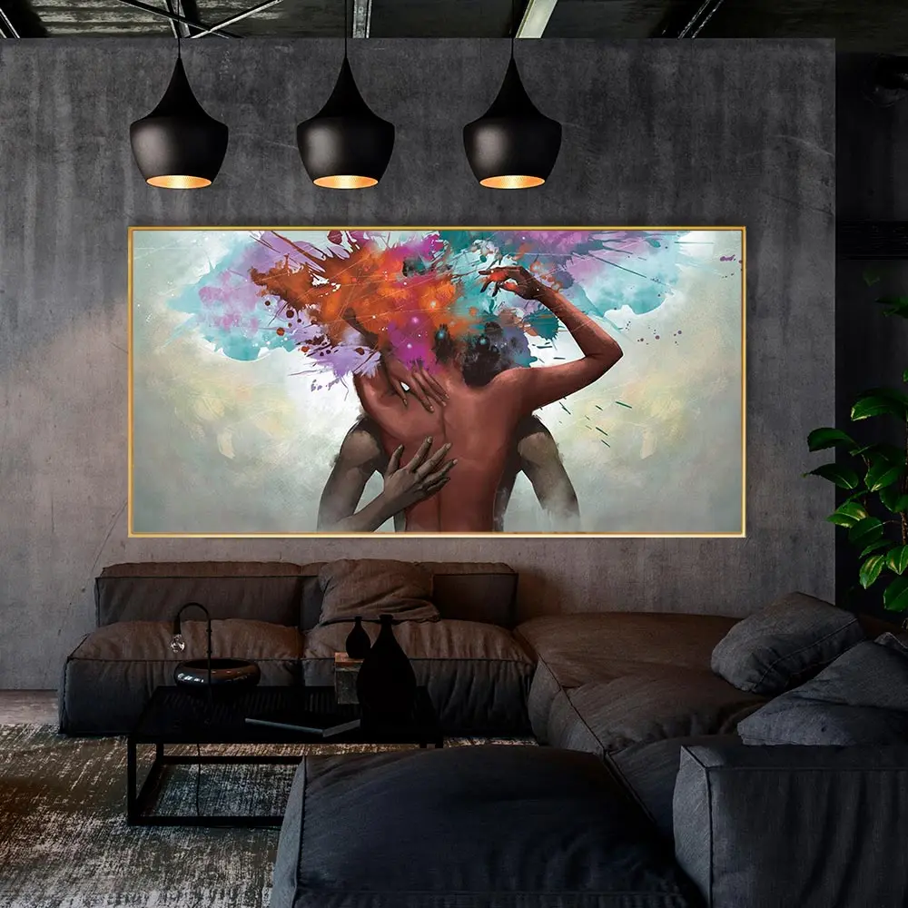 Colorful Embrace Sensual Caress Abstract Naked Sexy Woman and Man Posters Prints Oil Canvas Painting Wall Art Picture Room Decor
Colorful Embrace Sensual Caress Abstract Naked Sexy Woman and Man Posters Prints Oil Canvas Painting Wall Art Picture Room Decor