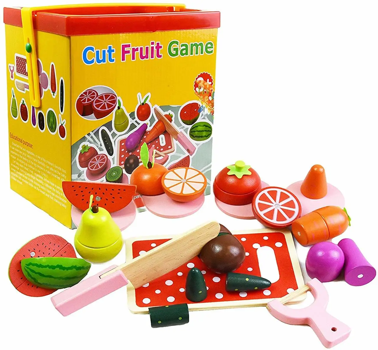 Wooden simulation egg kitchen series cut fruits and vegetables dessert children's educational play house toys New game
Wooden simulation egg kitchen series cut fruits and vegetables dessert children's educational play house toys New game