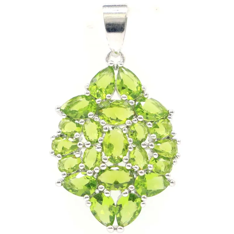 38x22mm Luxury Created Green Peridot For Ladies Daily Wear Fine Jewelry Silver Pendant
38x22mm Luxury Created Green Peridot For Ladies Daily Wear Fine Jewelry Silver Pendant
