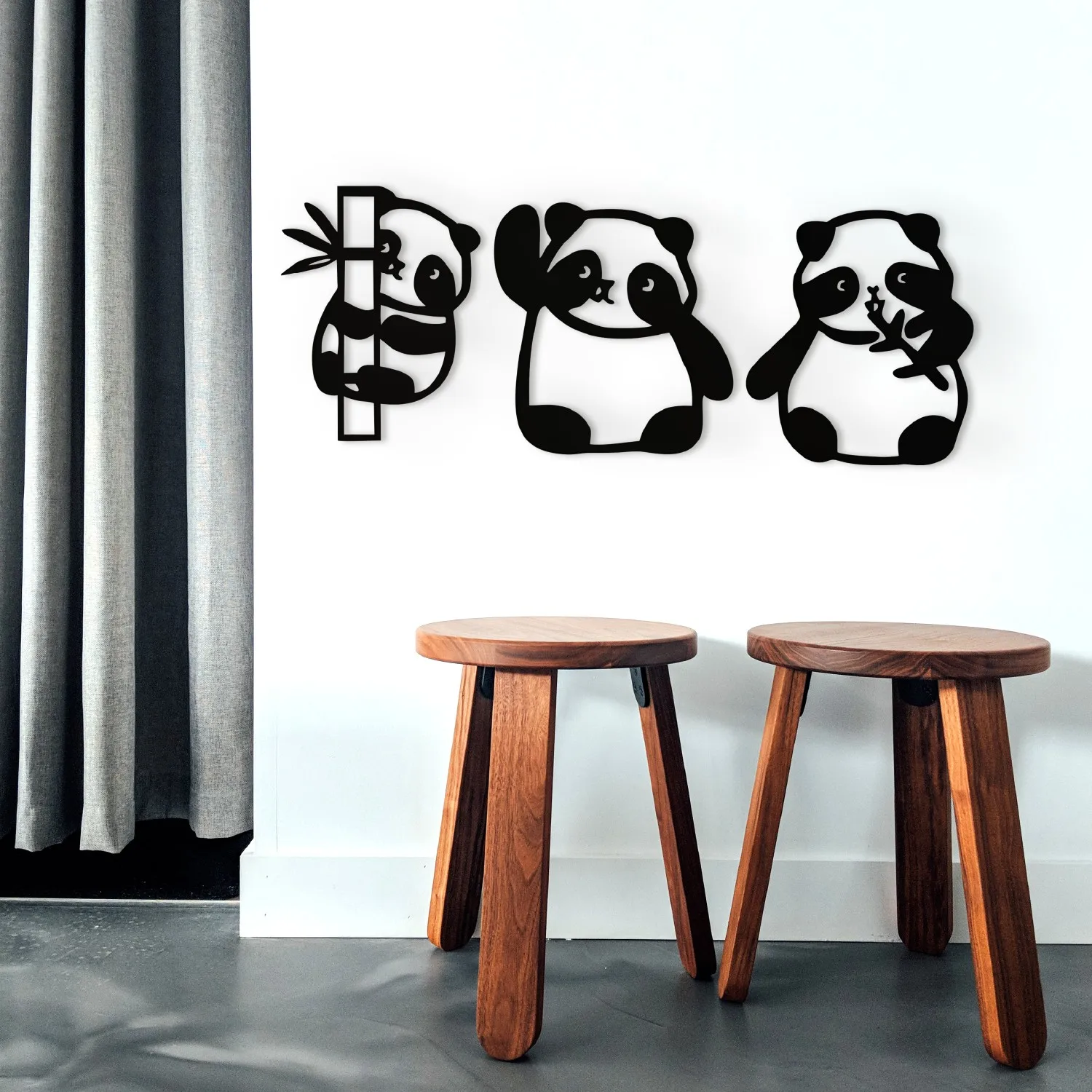 Decorative 3 PCs Panda Wall Decor, Laser Cut New 3D Creative Stylish Living Room Bedroom
Decorative 3 PCs Panda Wall Decor, Laser Cut New 3D Creative Stylish Living Room Bedroom