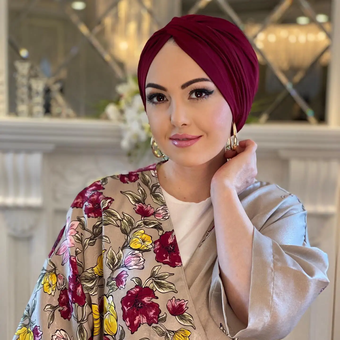 2021 trendy turban caps for women tesettür muslim hijab scarf india african head wraps turbante mujer headscarf bonne
2021 trendy turban caps for women tesettür muslim hijab scarf india african head wraps turbante mujer headscarf bonne