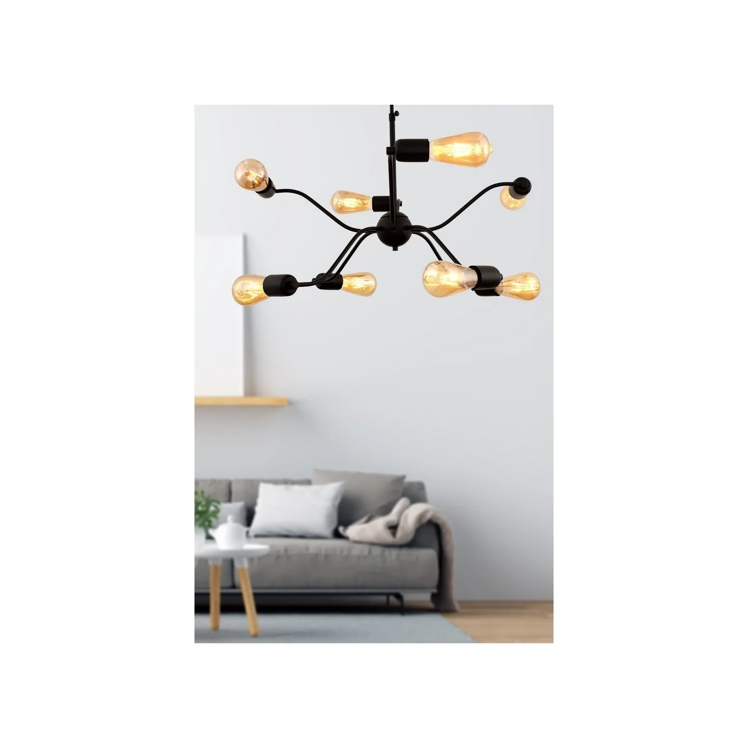 Pendant light retro 8.li Black lighting octopus model arms curvy elegant design home business location lightings chandelier e27 lamp holder pendant
Pendant light retro 8.li Black lighting octopus model arms curvy elegant design home business location lightings chandelier e27 lamp holder pendant