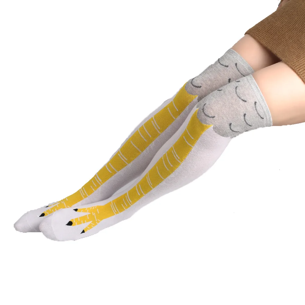 Winter Autumn Women 3D Chicken Print Socks Funny 3D Cartoon Thigh High Sock Fashion Cute Ladies Thin Toe Feet Socks Cosplay
Winter Autumn Women 3D Chicken Print Socks Funny 3D Cartoon Thigh High Sock Fashion Cute Ladies Thin Toe Feet Socks Cosplay