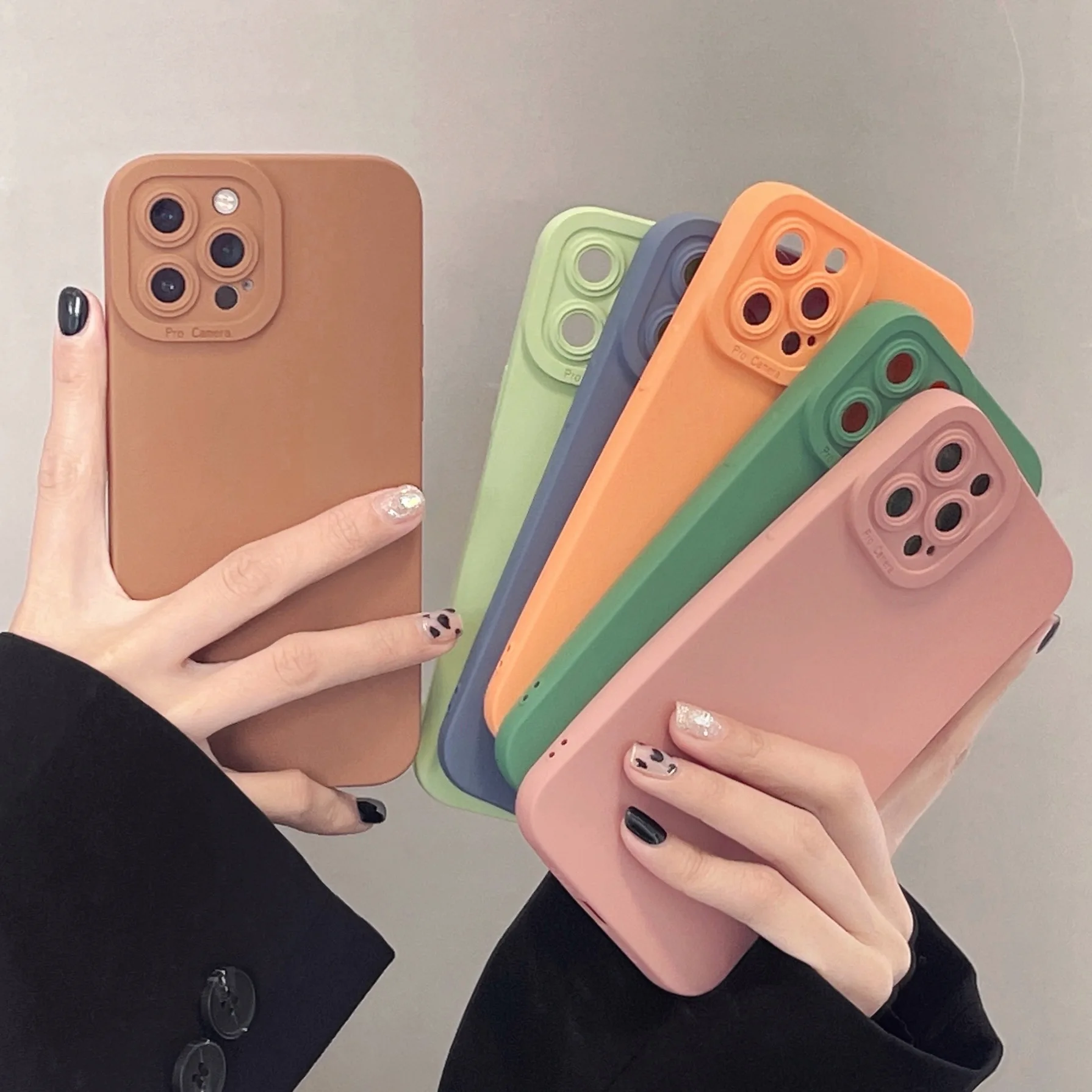 Luxury Solid Green Color Phone Case for iPhone 11 Pro Max XR X XS MAX Matte Black Blue Soft Case for iPhone SE 7 8 Plus Cover
Luxury Solid Green Color Phone Case for iPhone 11 Pro Max XR X XS MAX Matte Black Blue Soft Case for iPhone SE 7 8 Plus Cover