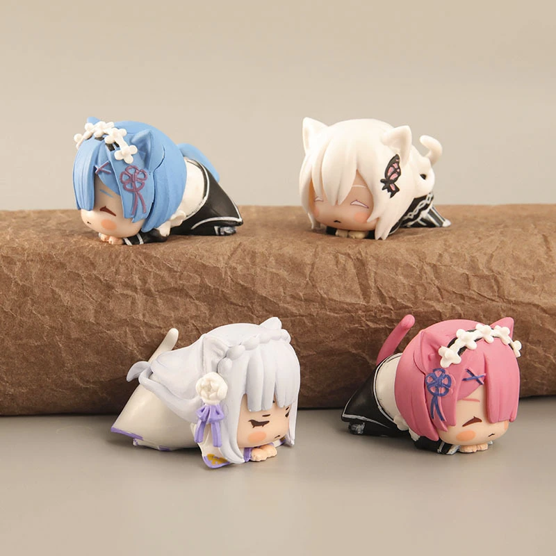 Cartoon Anime Re:Life In A Different World From Zero 4PCS/SET Figure Model Cute Cat Styling Rem Desk Decor Kids Birthday Gifts
Cartoon Anime Re:Life In A Different World From Zero 4PCS/SET Figure Model Cute Cat Styling Rem Desk Decor Kids Birthday Gifts