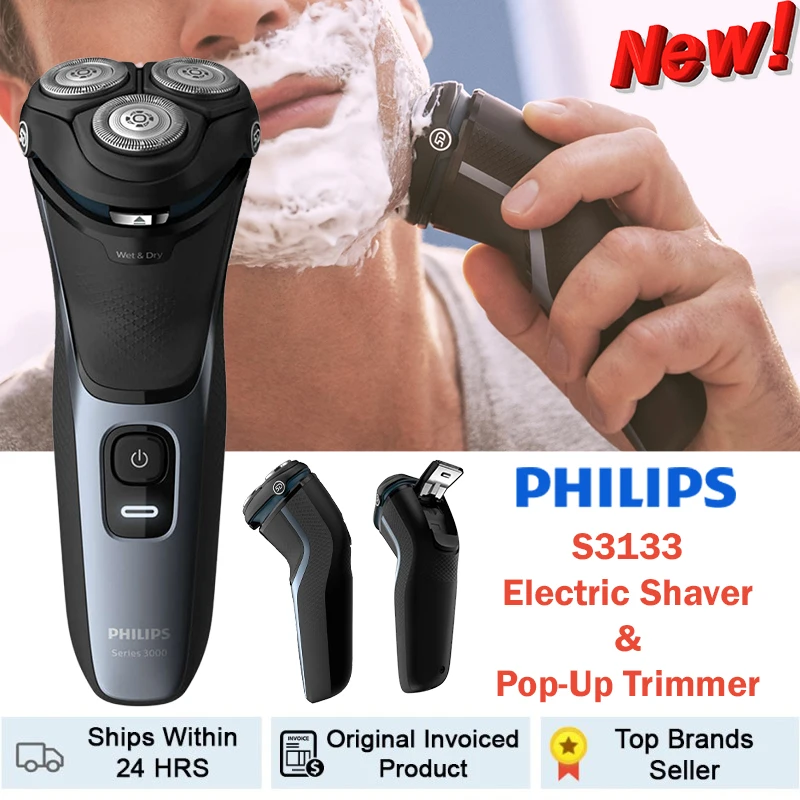 Philips S3133 Электробритва Для Мужчин Беспроводная Бритва 5D Поворотная