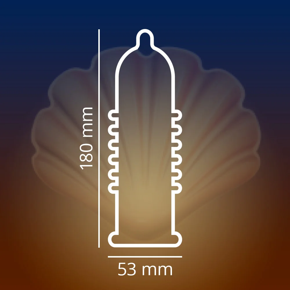 Презервативы Yokiro Textured с точечной поверхностью, 3 шт 1470 - Yokiro - Ребристые презервативы - Купить
